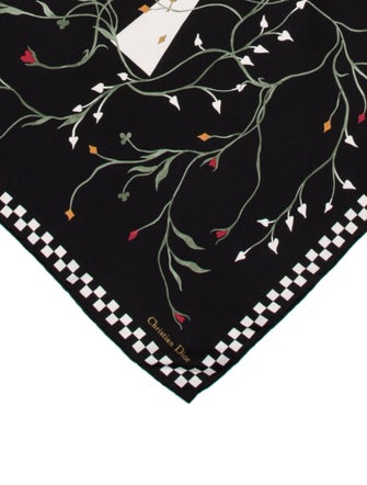 Christian Dior Silk Printed Scarf