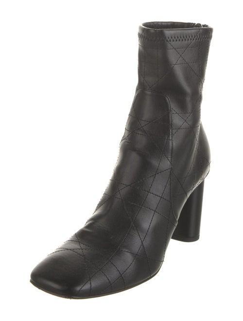Christian Dior Cannage Pattern Leather Boots