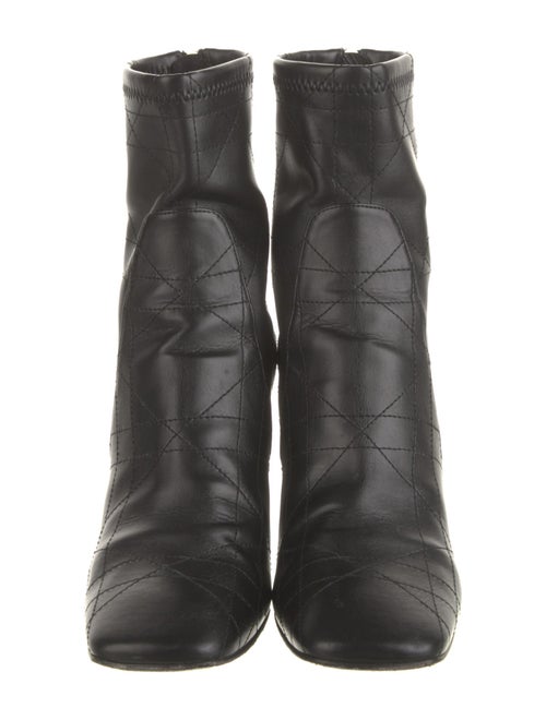 Christian Dior Cannage Pattern Leather Boots
