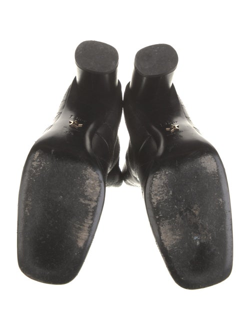 Christian Dior Cannage Pattern Leather Boots