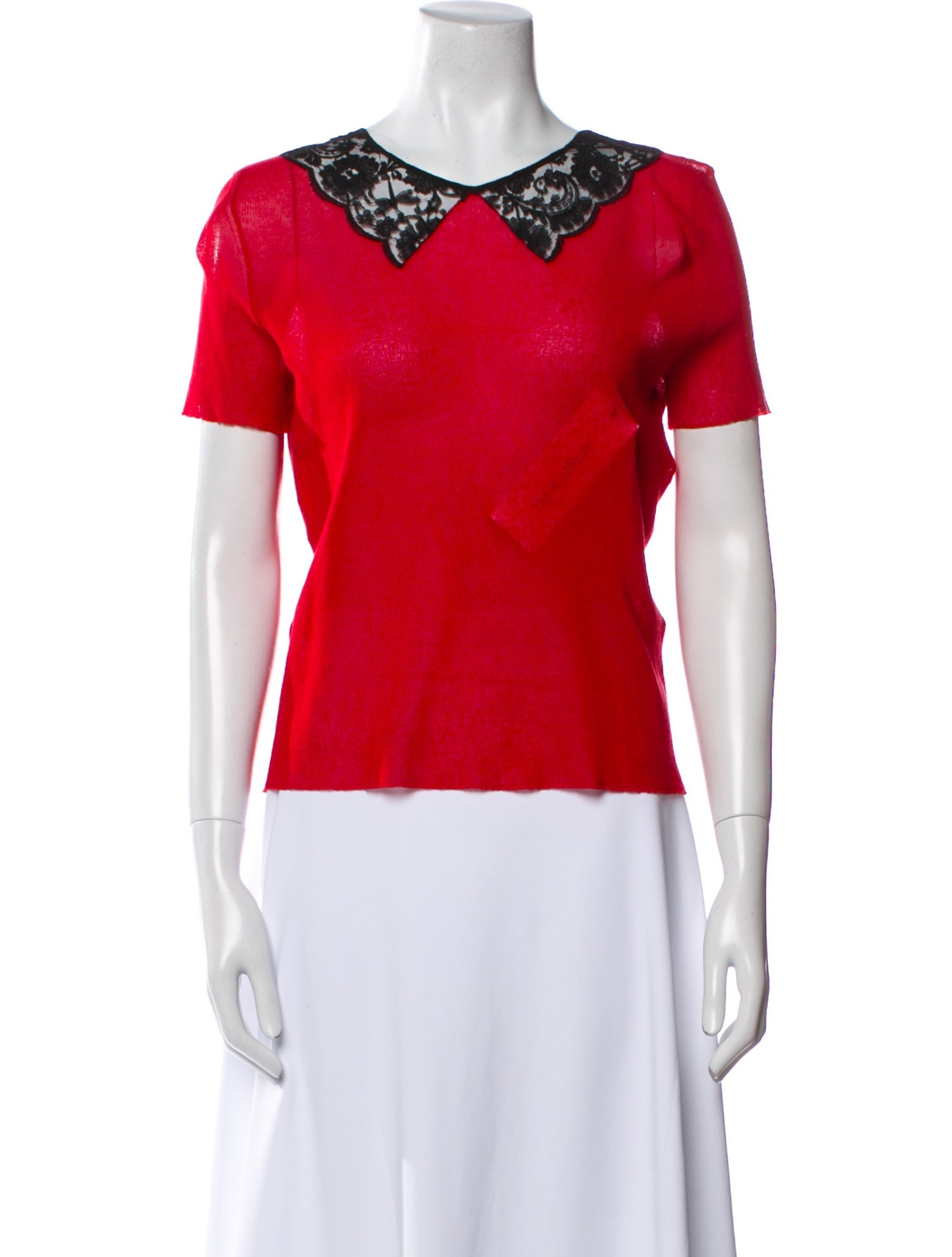 Christian Dior V-Neck Short Sleeve Polo