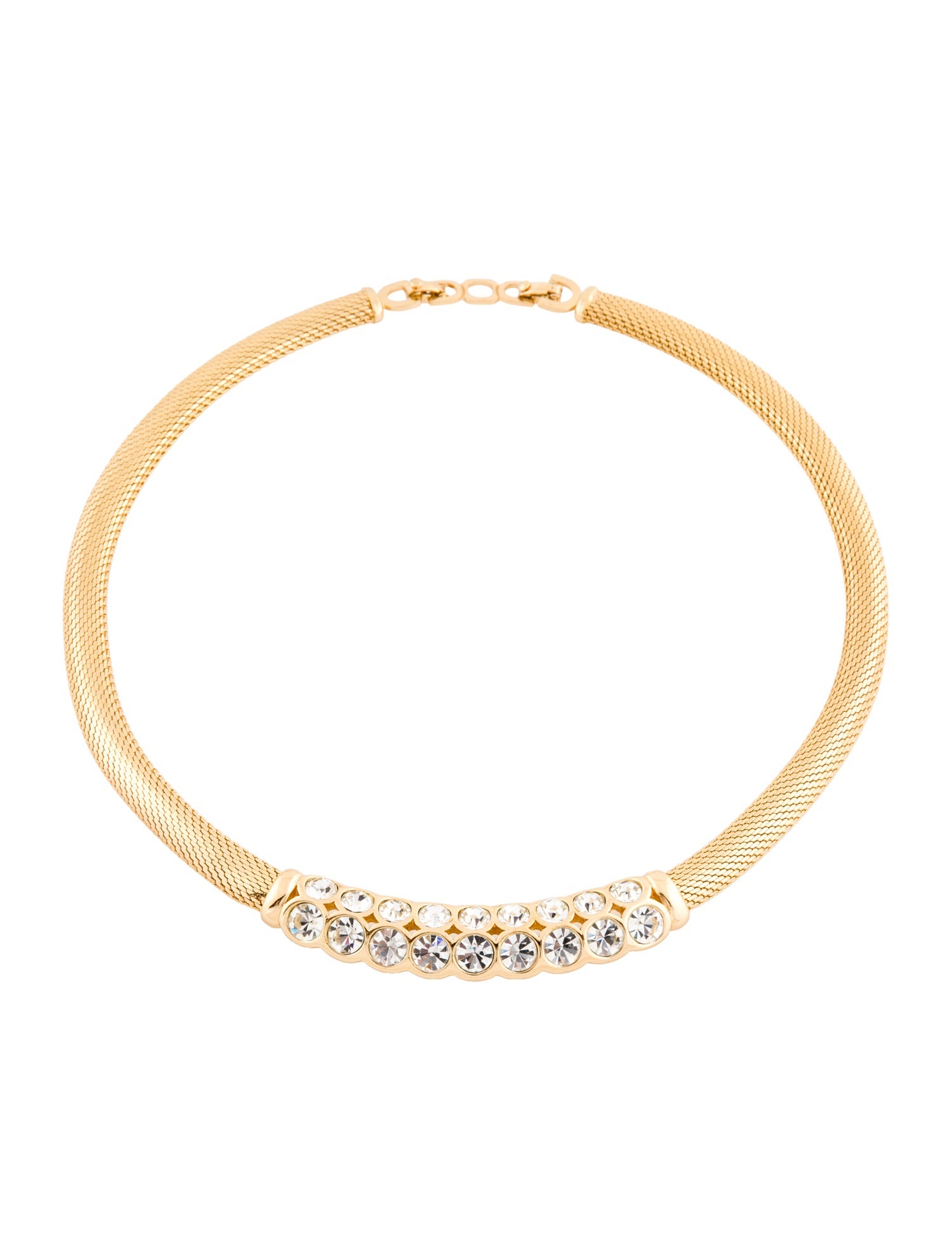 Christian Dior Vintage Crystal Collar Necklace