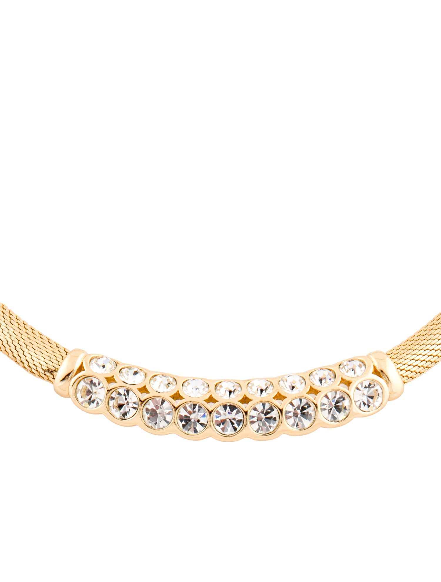 Christian Dior Vintage Crystal Collar Necklace