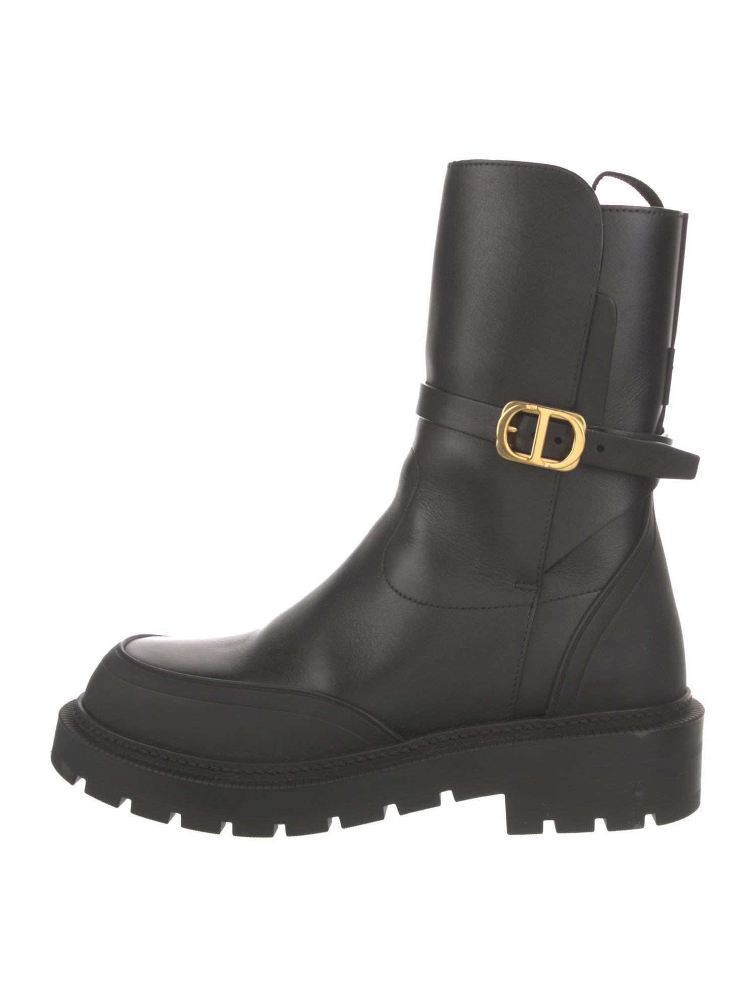 Christian Dior Leather Rain Boots