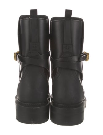 Christian Dior Leather Rain Boots