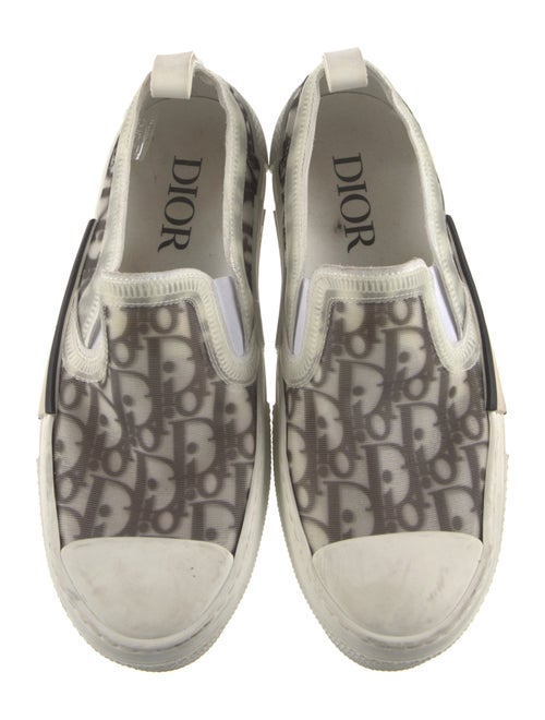 Christian Dior Nylon Printed Slingback Flats