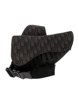 DIOR MEN Oblique Jacquard Crossbody Bag