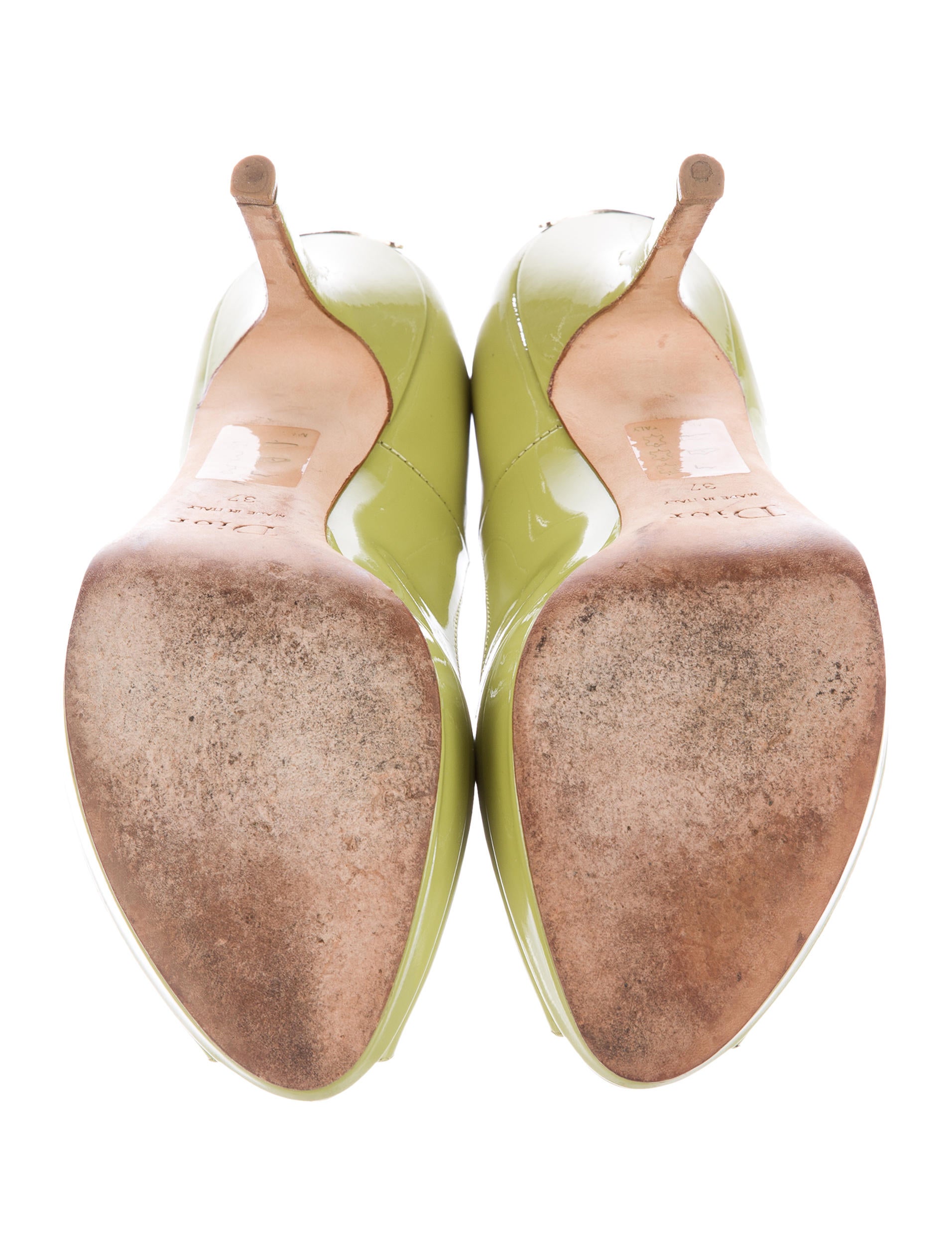 Christian Dior Miss Dior Patent Leather Pumps Shoes CHR54806 The