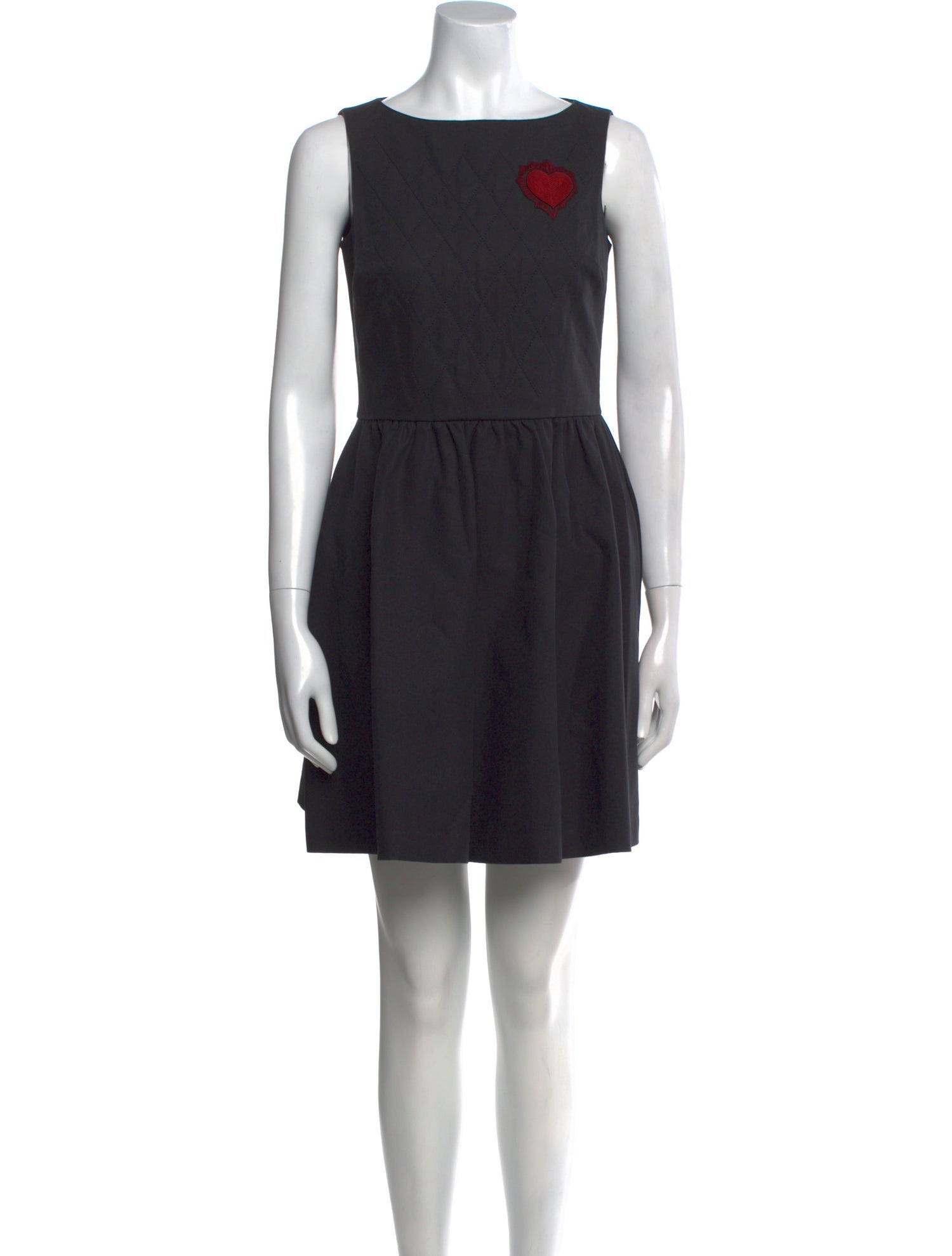 Christian Dior Bateau Neckline Mini Dress