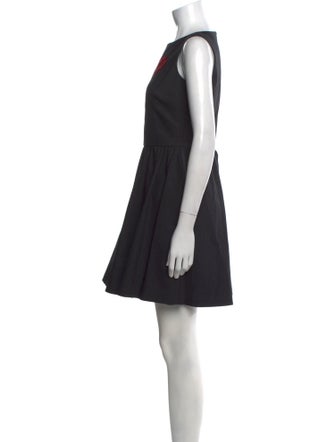 Christian Dior Bateau Neckline Mini Dress