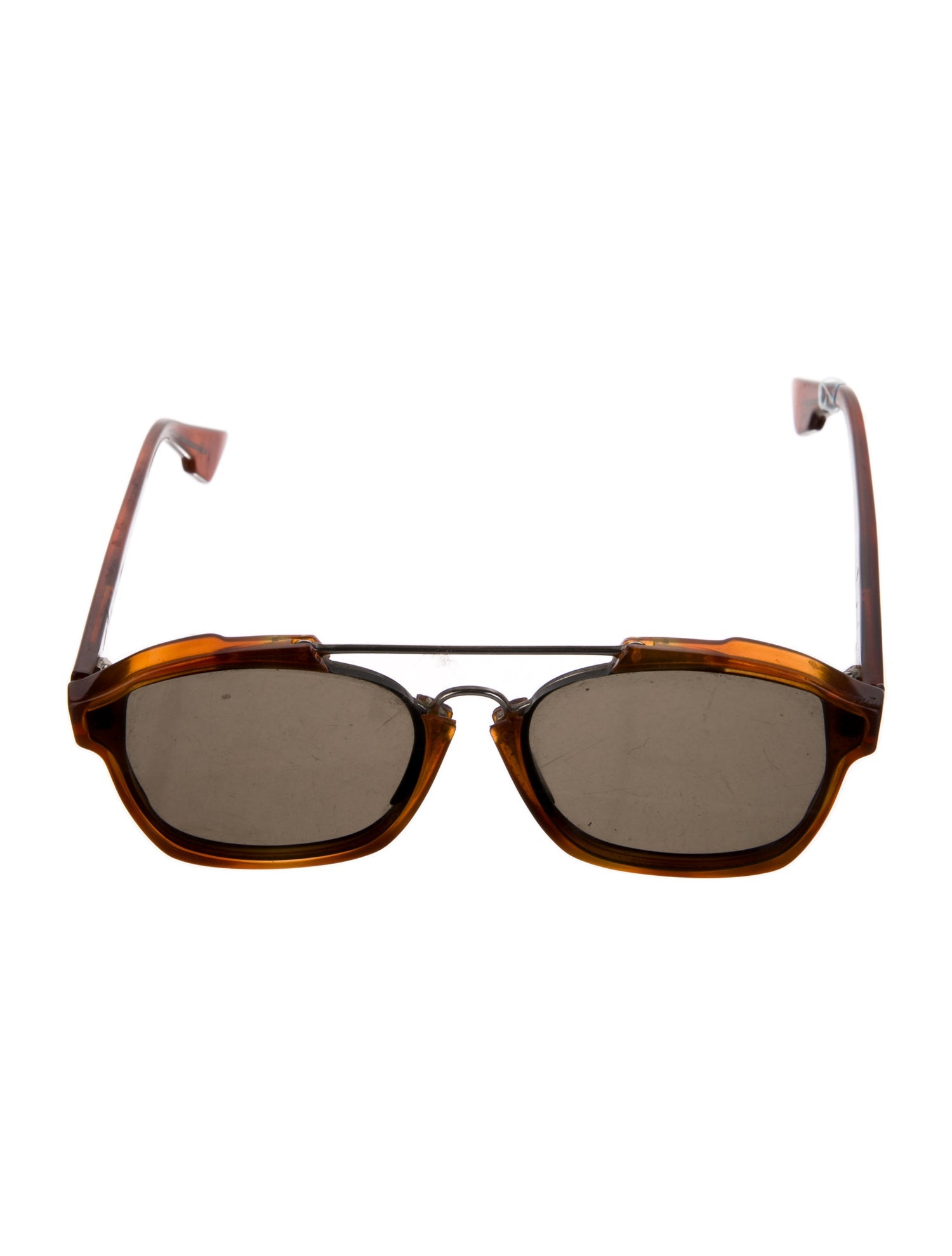 Christian Dior Abstract Havana Square Sunglasses