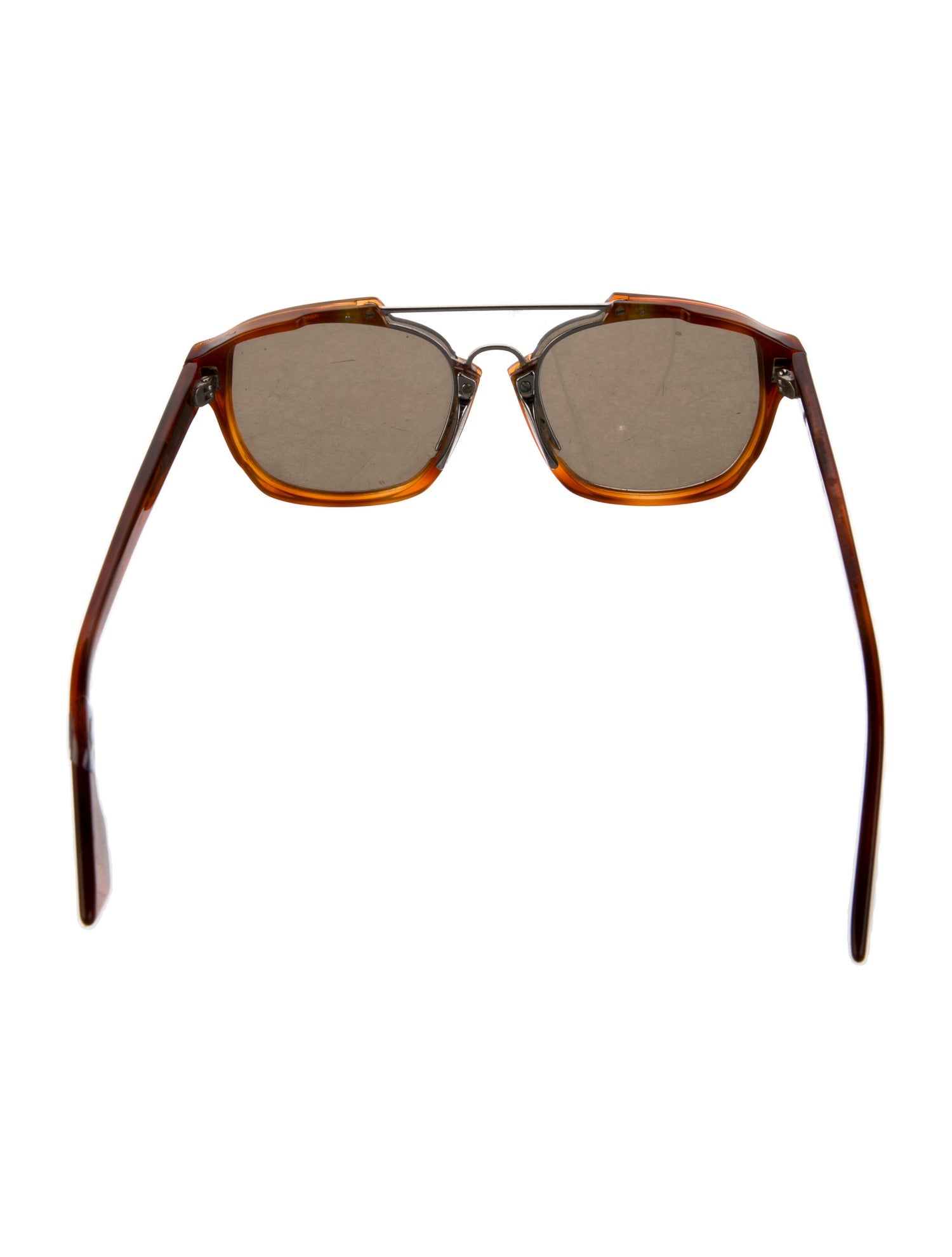 Christian Dior Abstract Havana Square Sunglasses