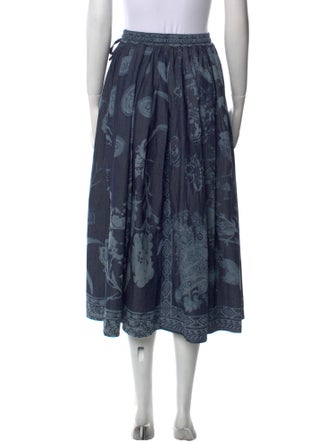 Christian Dior Printed Midi Length Skirt