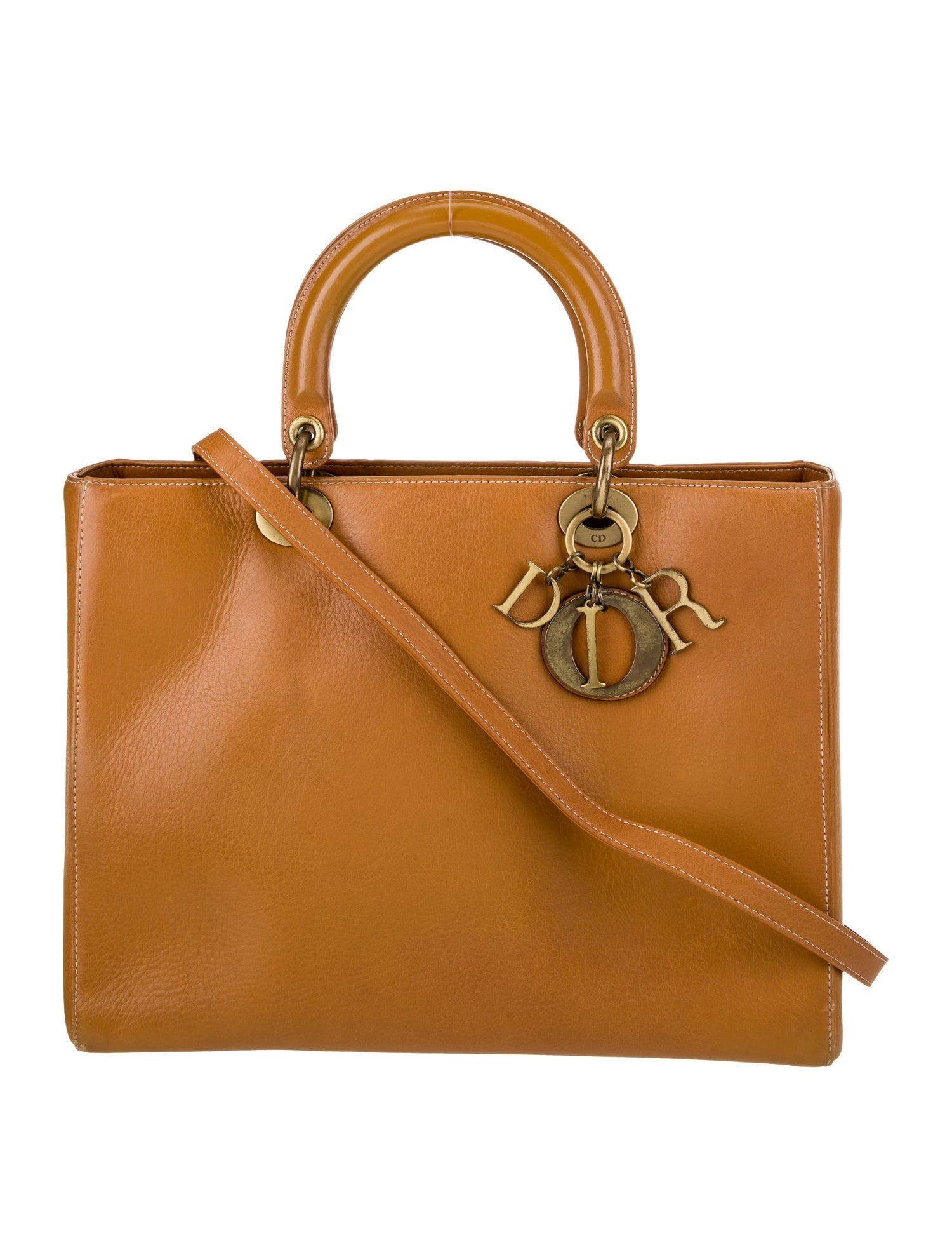 Christian Dior Leather Lady Dior Large Vintage