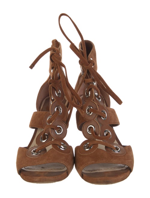 Christian Dior Suede Gladiator Sandals