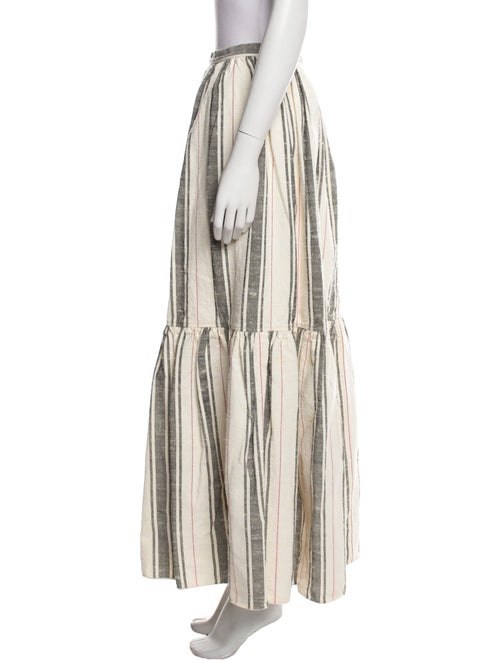 Christian Dior Striped Long Skirt
