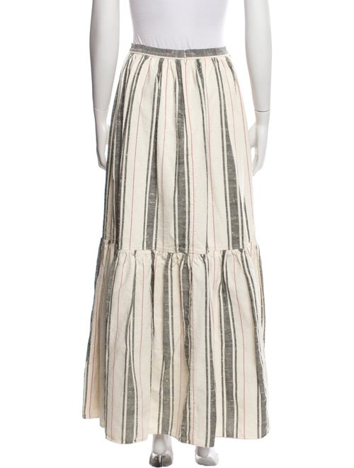 Christian Dior Striped Long Skirt