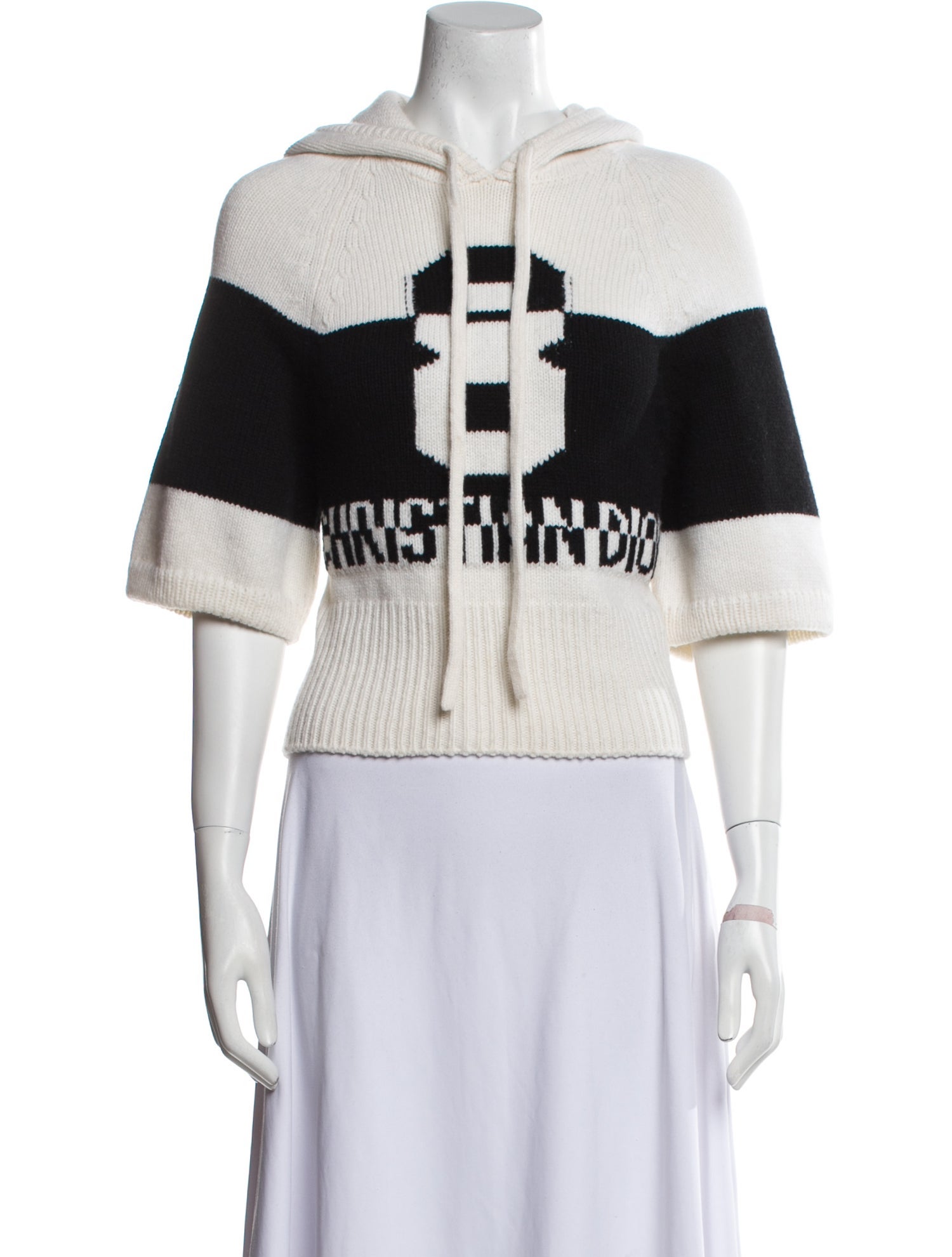 Christian Dior Wool Graphic Print Sweater