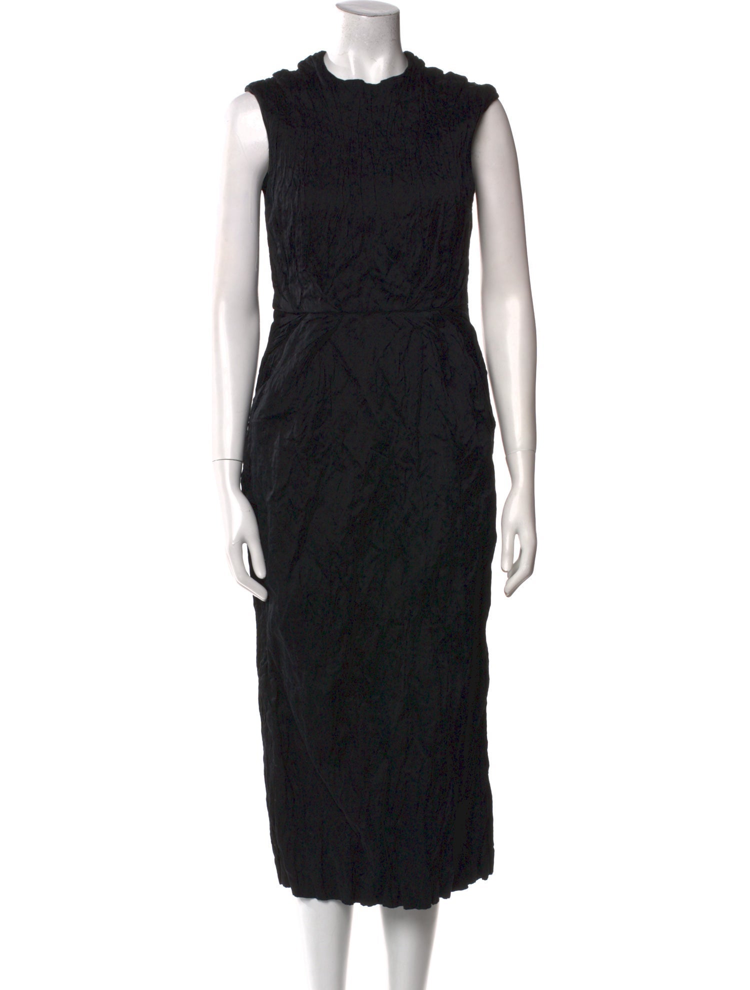 Christian Dior Crew Neck Midi Length Dress