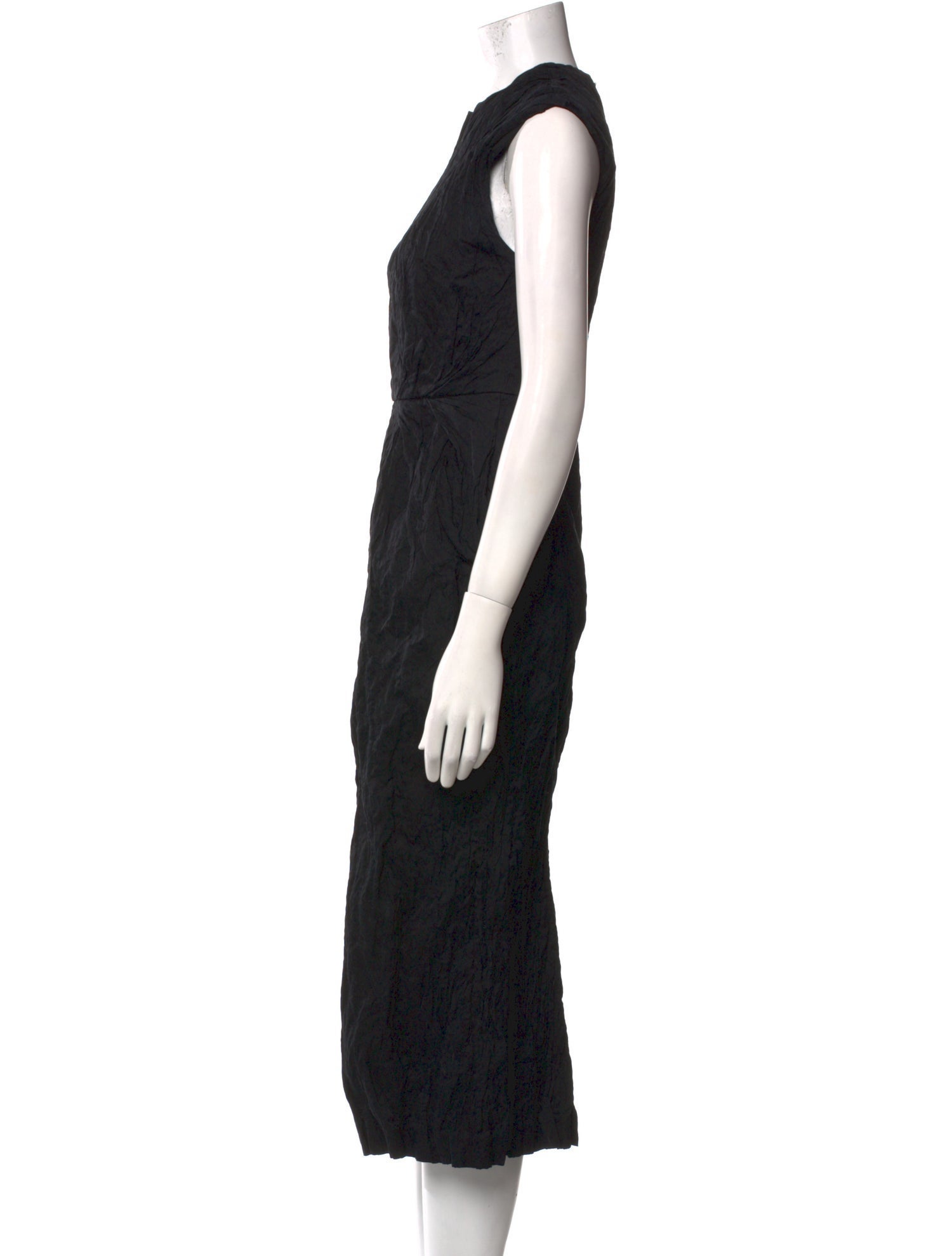 Christian Dior Crew Neck Midi Length Dress