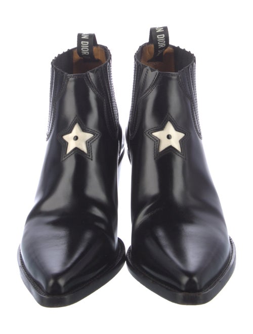 Christian Dior Leather Western Boots