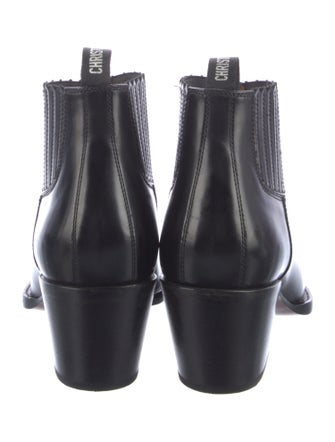 Christian Dior Leather Western Boots
