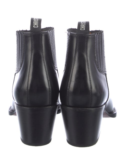 Christian Dior Leather Western Boots