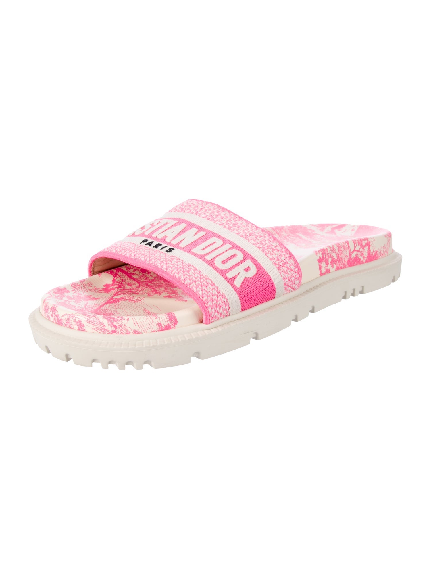 Christian Dior Rubber Printed Slides