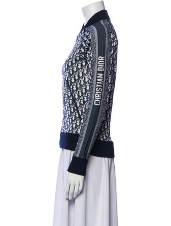 Christian Dior Floral Print Bomber Jacket