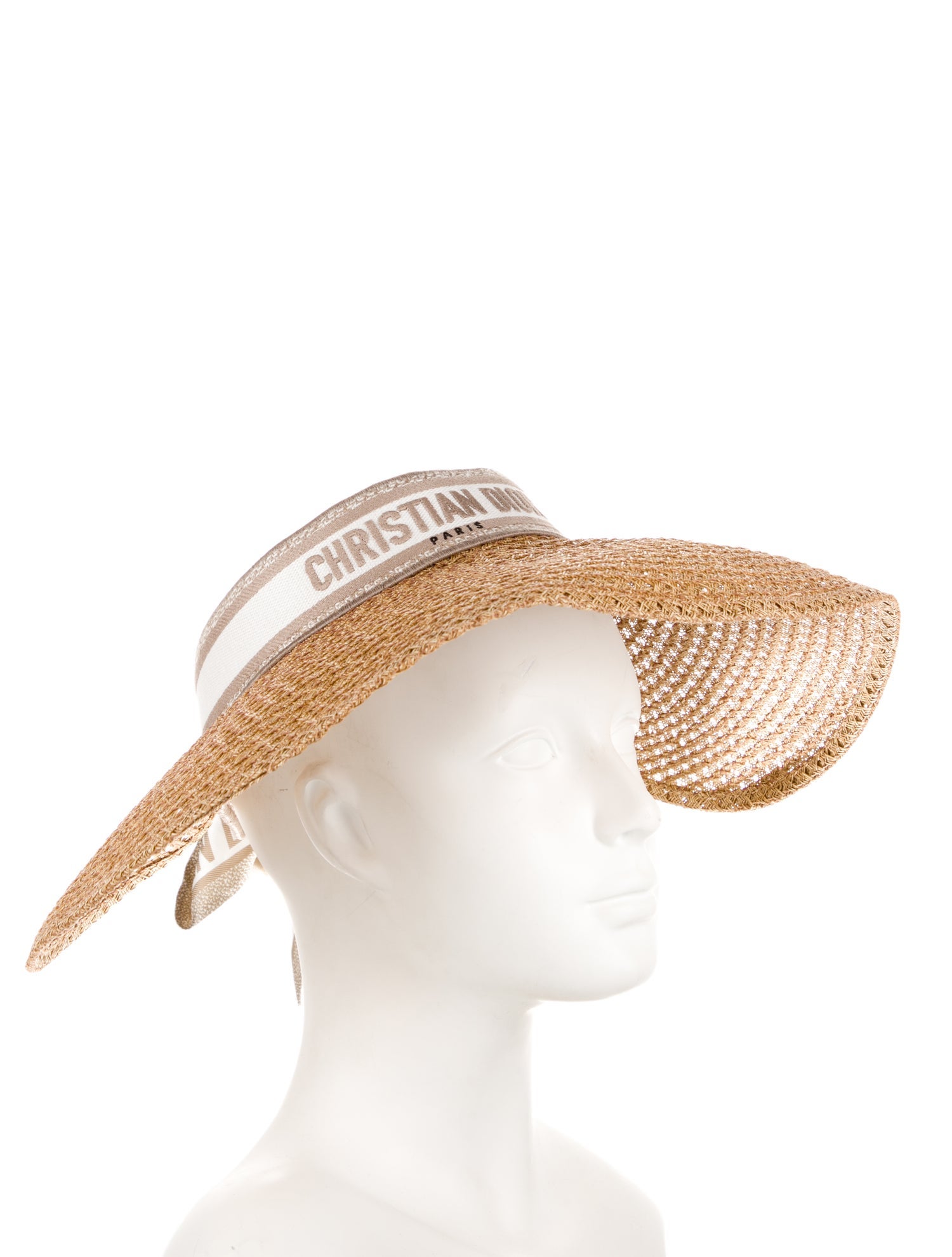 Christian Dior Dioriviera D-Ocean Straw Visor