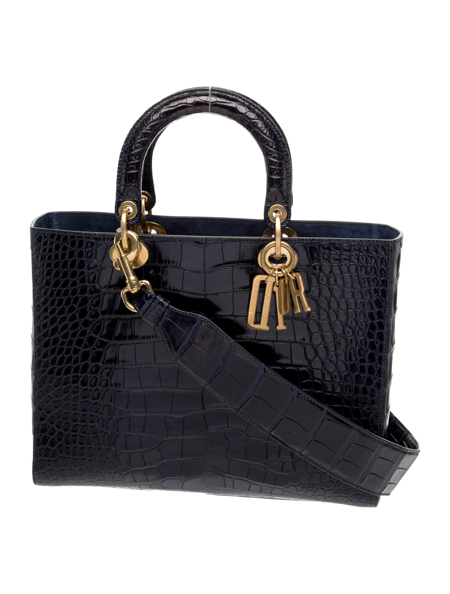 Christian Dior Alligator Lady Dior Large