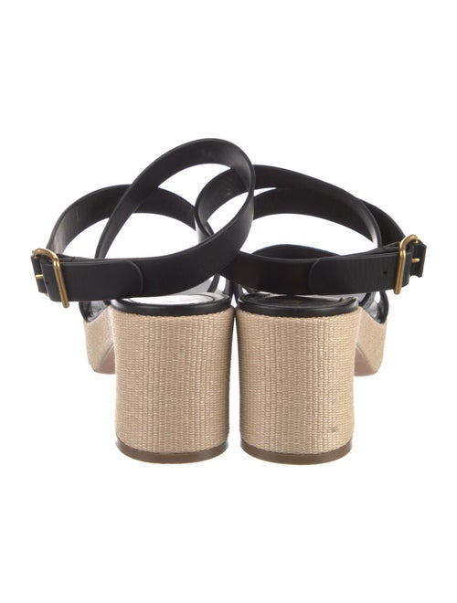 Christian Dior Leather Printed Espadrilles