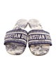 Christian Dior Oblique Jacquard Embroidered Accent Slides