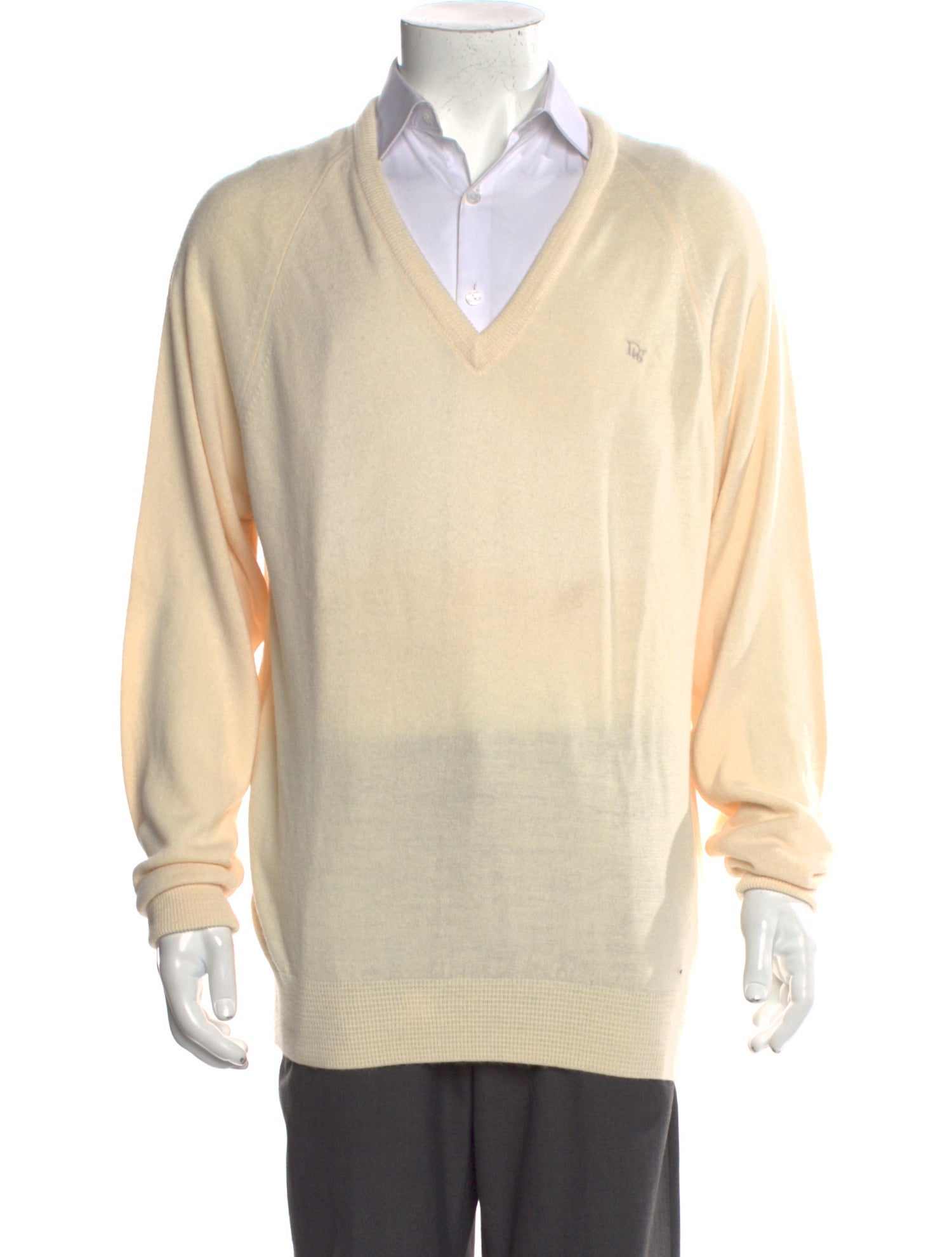 Christian Dior Vintage V-Neck Pullover