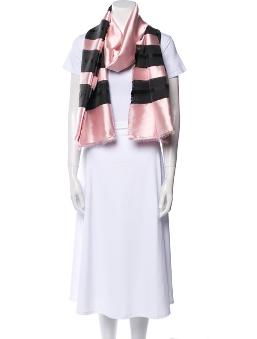 Christian Dior Silk Striped Scarf