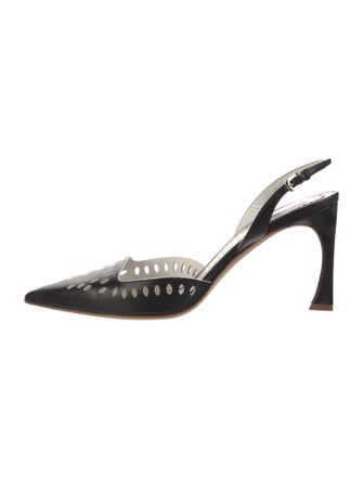 Christian Dior Leather Slingback Pumps