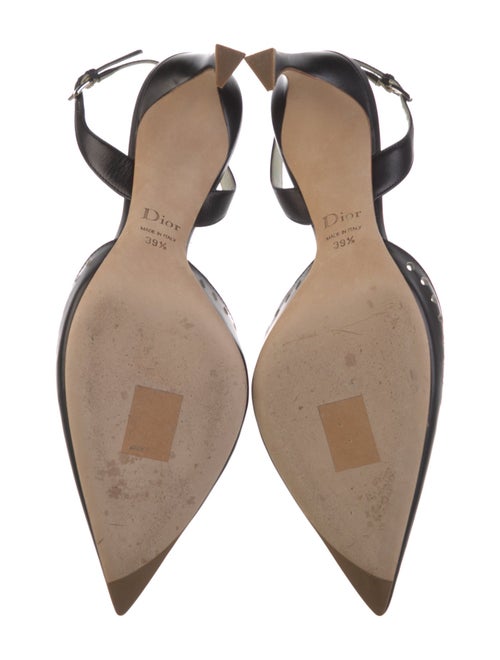 Christian Dior Leather Slingback Pumps