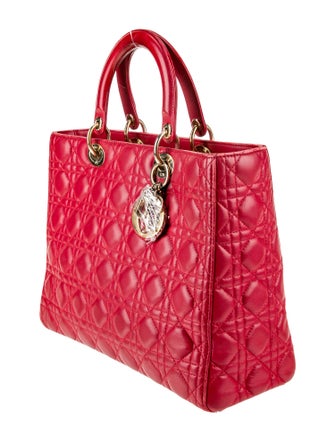 Christian Dior Cannage Lady Dior Large