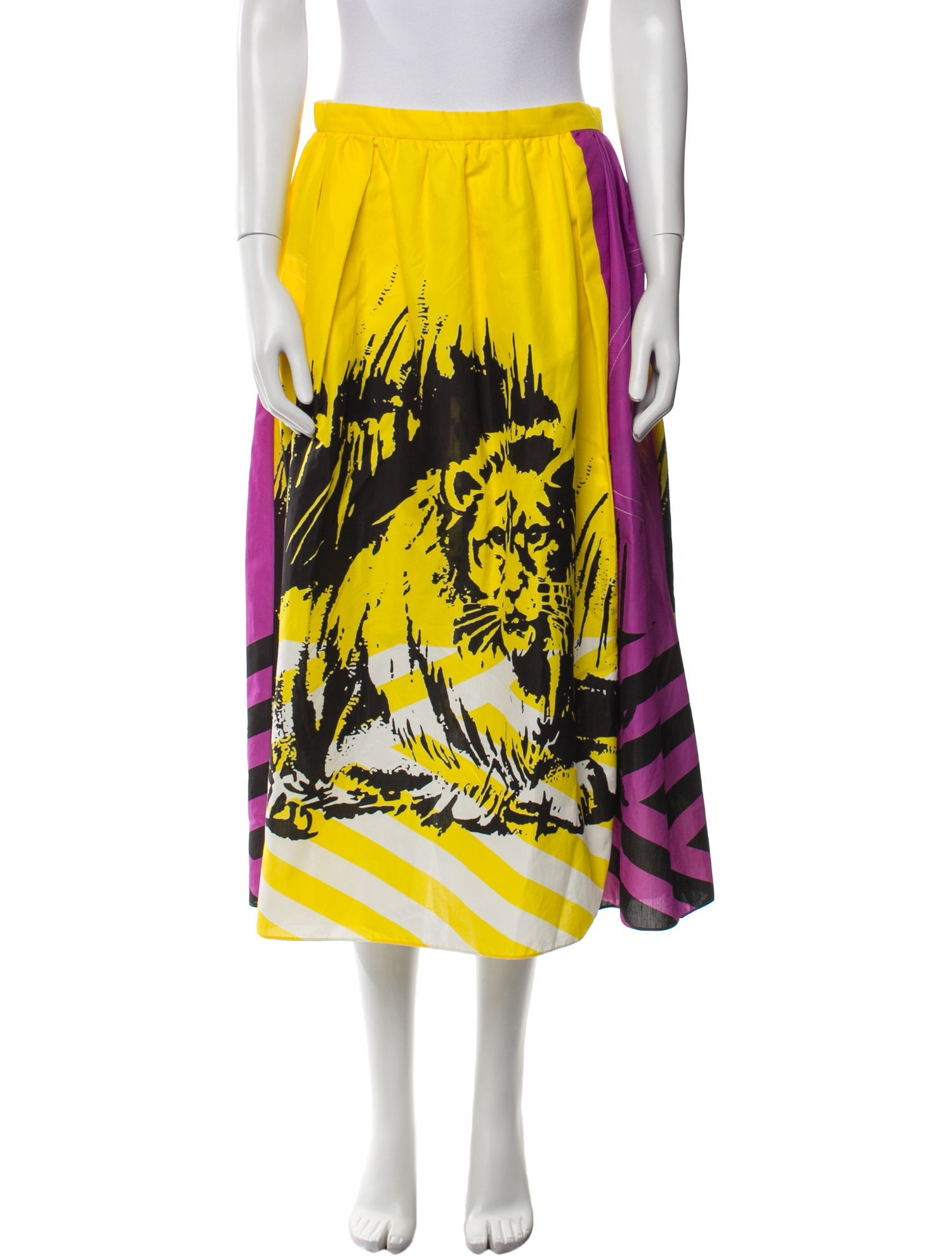 Christian Dior Printed Midi Length Skirt