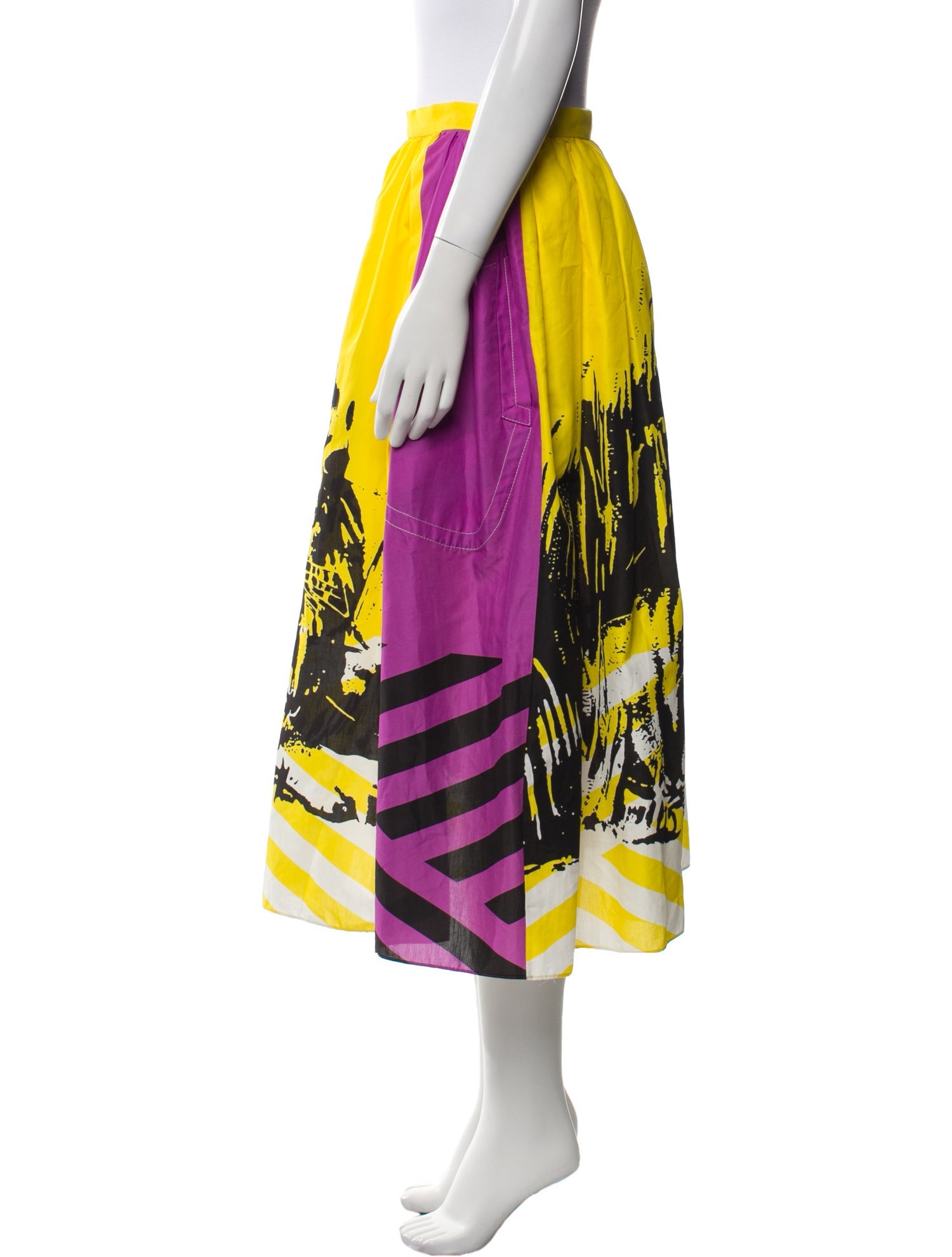 Christian Dior Printed Midi Length Skirt
