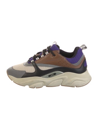 DIOR MEN B22 'Coffee Violet' Athletic Sneakers