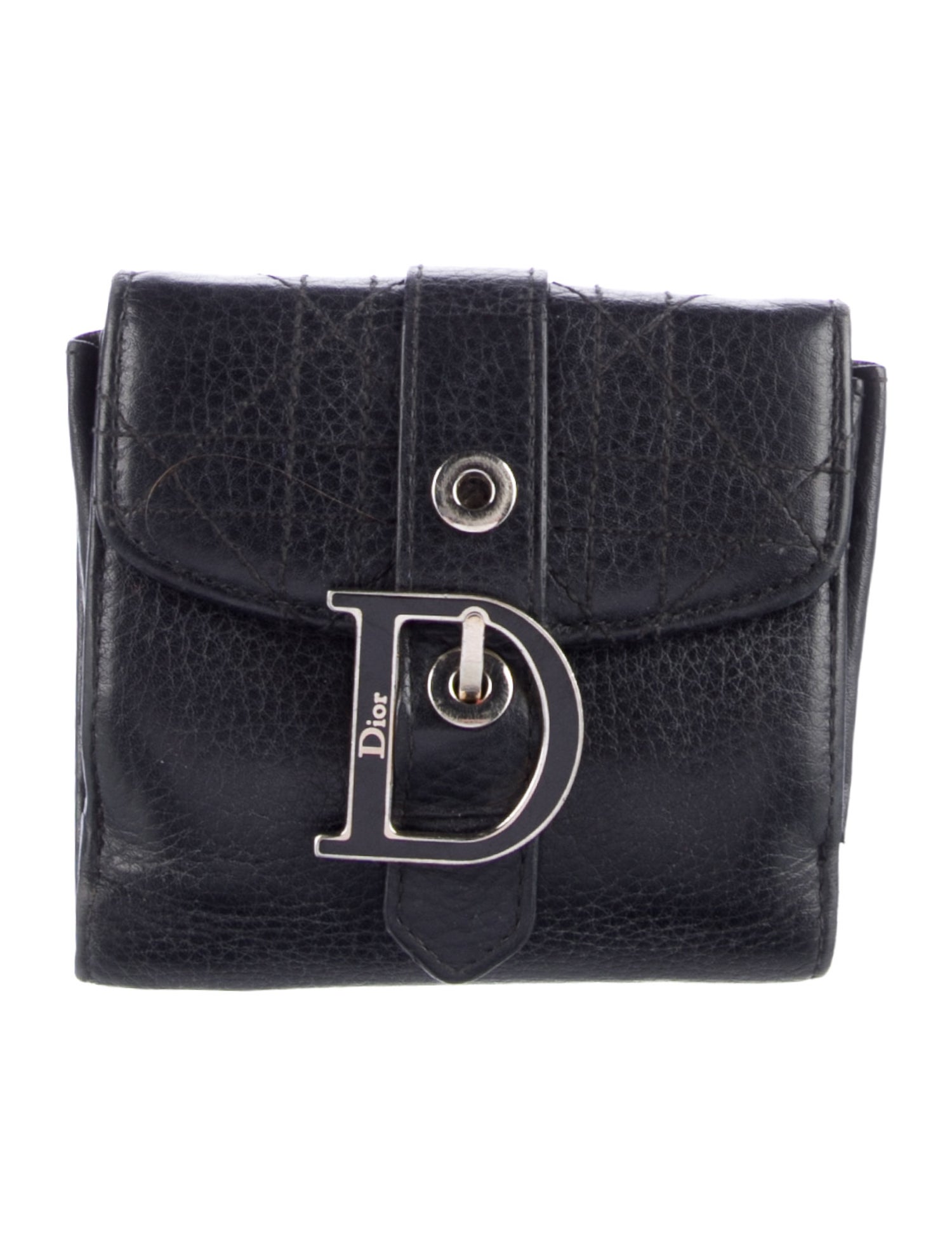 Christian Dior 2005 Leather Compact Wallet