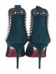 Christian Louboutin Suede Studded Accents Chelsea Boots