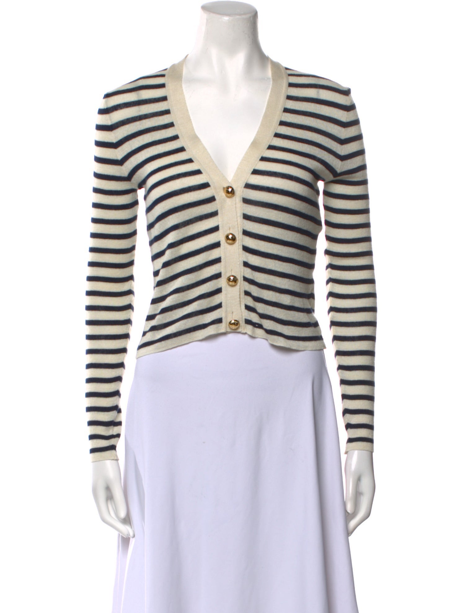 Christian Dior Linen Striped Sweater