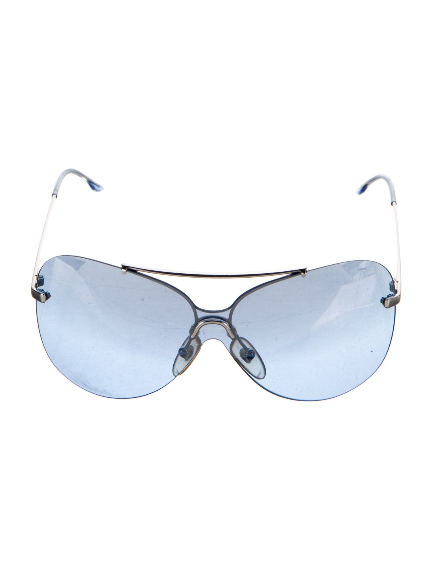 Christian Dior Shield Mirrored Sunglasses