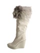 Christian Dior Cannage Pattern Suede Boots