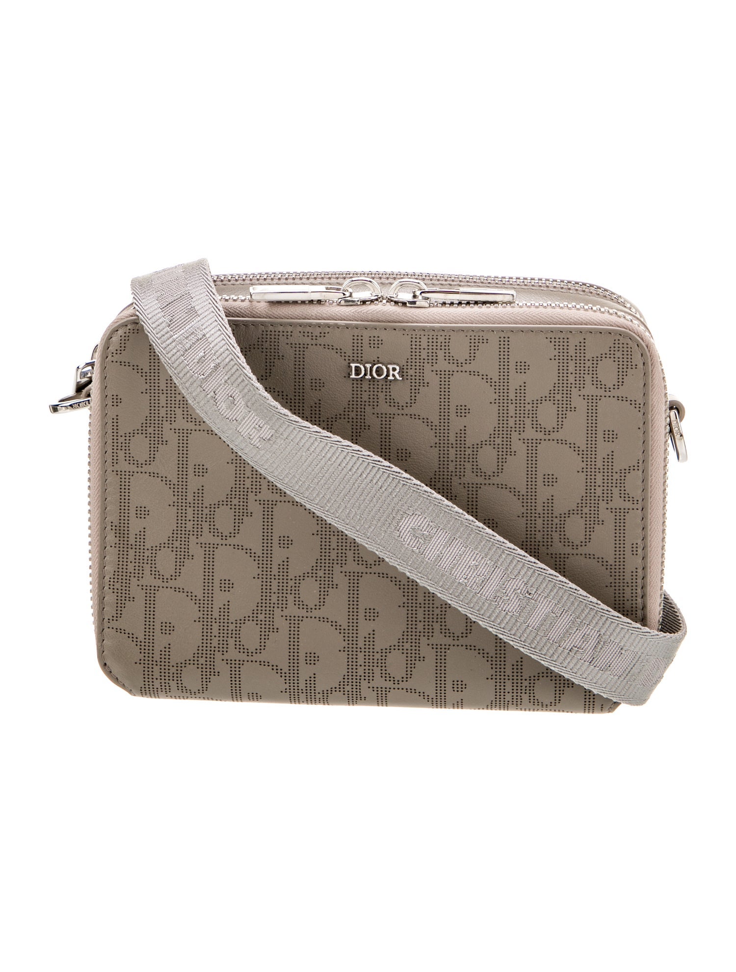 DIOR MEN Oblique Jacquard Crossbody Bag w/ Tags