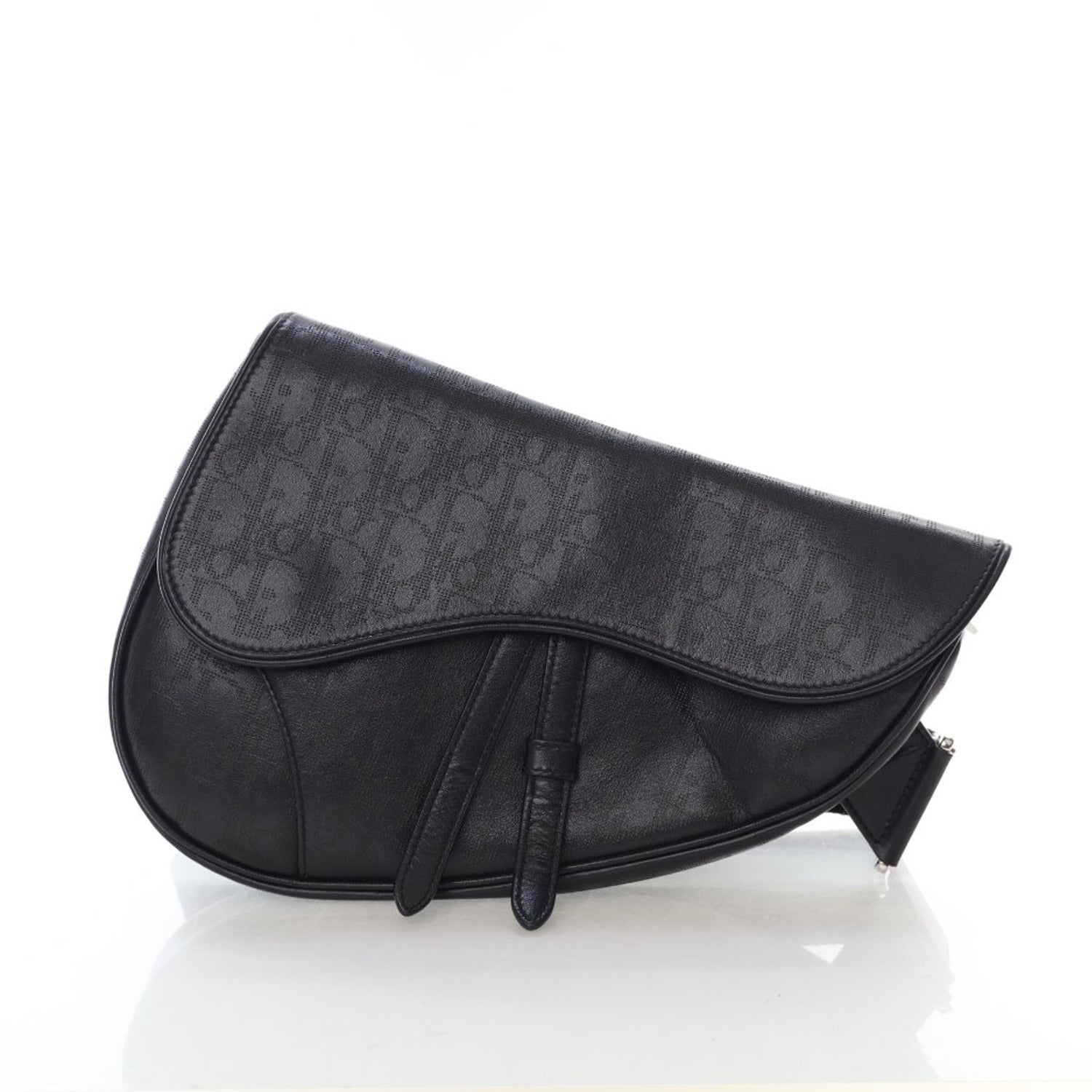 Christian Dior Calf Leather Saddle Bag Medium