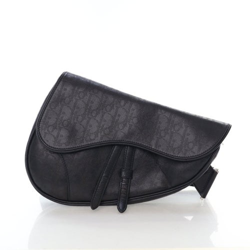 Christian Dior Calf Leather Saddle Bag Medium