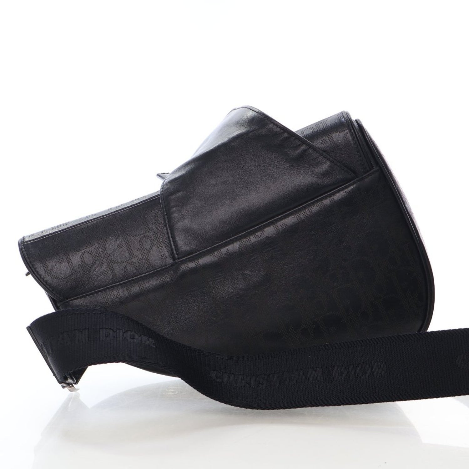 Christian Dior Calf Leather Saddle Bag Medium